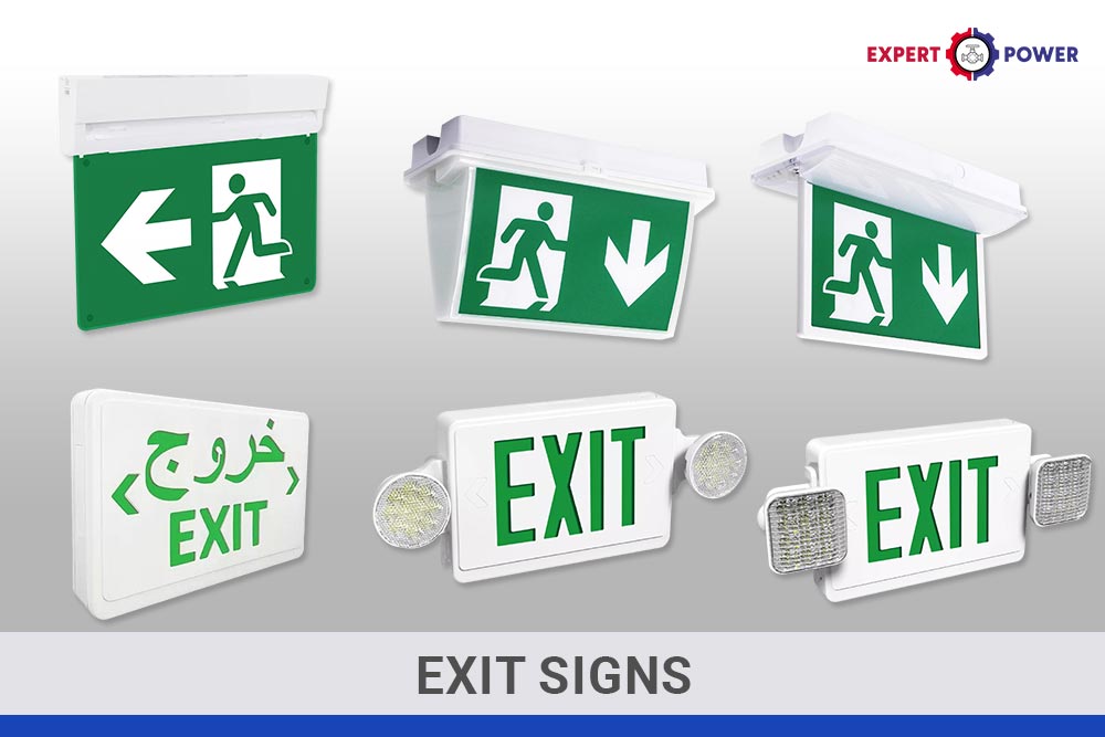 Exit signs – emergency evacuation guidance Saudi Arabia